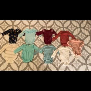 9 Newborn Girl Bodysuits